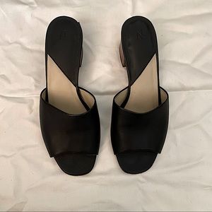 Nisolo Elizabeth Slide Black 7.5